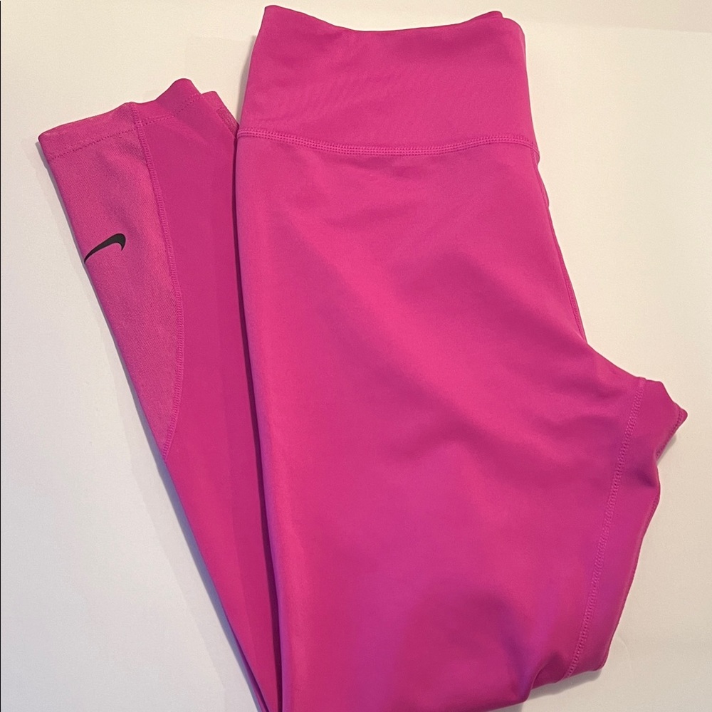 Nike Fuchsia Activewear Workout Yoga Leggings Size Large